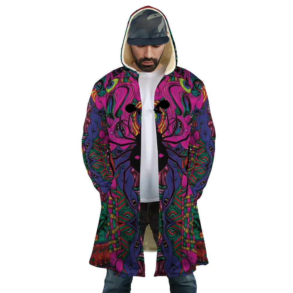 Hooded Cloak Coat - RUSB3H4Q