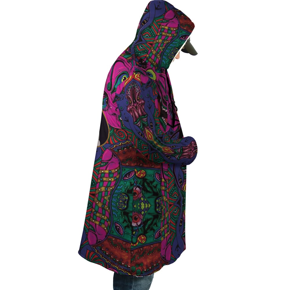 Hooded Cloak Coat - RUSB3H4Q