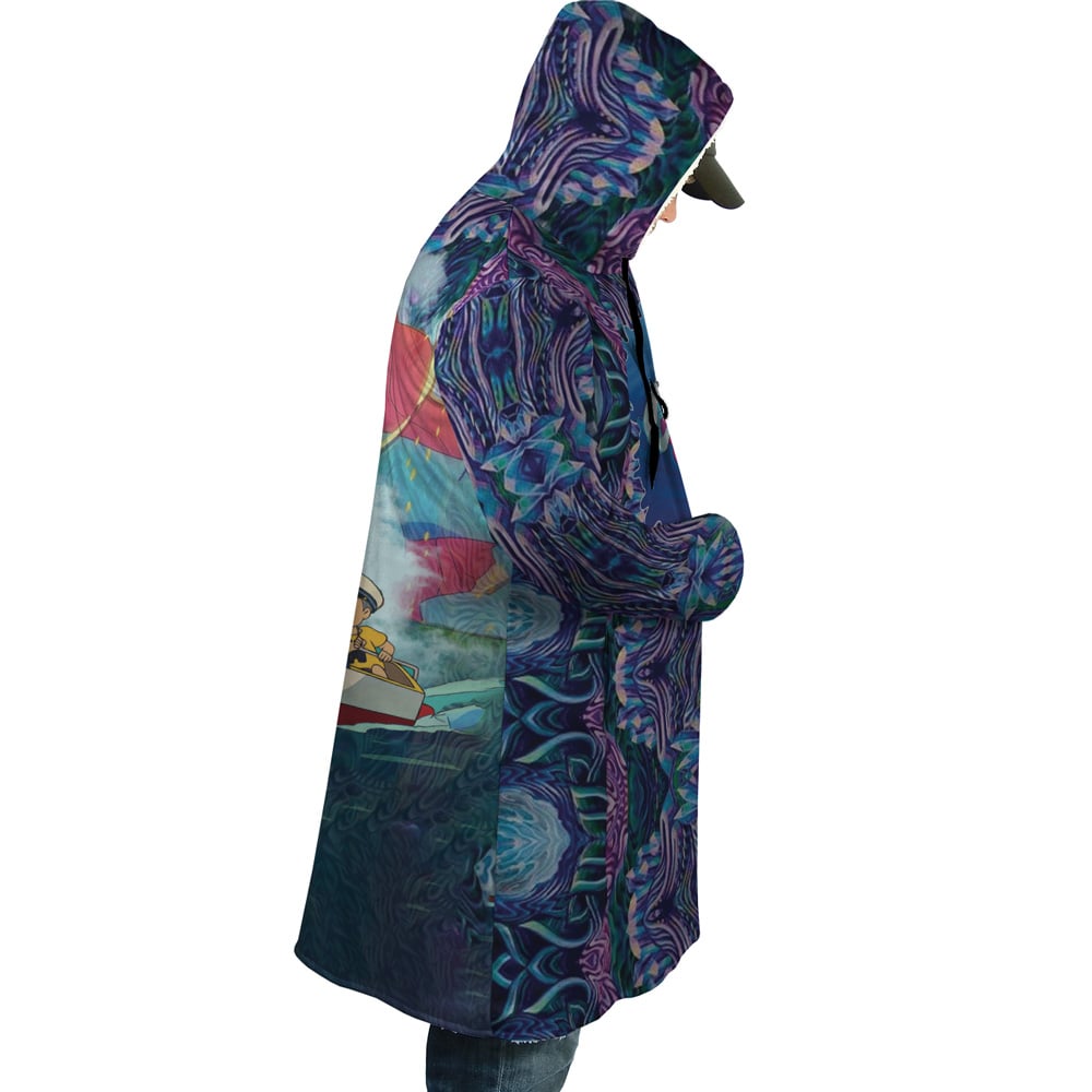 Hooded Cloak Coat - P1FVDPCK