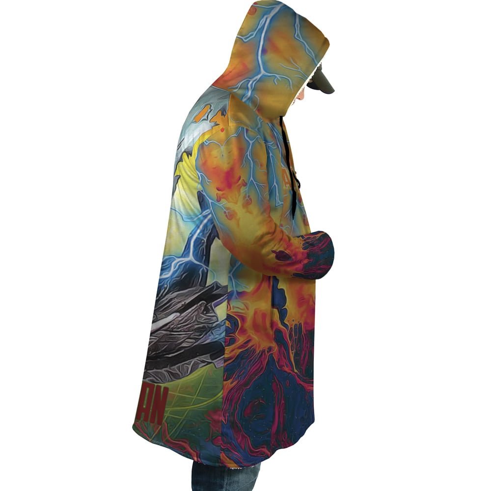 Hooded Cloak Coat - 45KZYLVE