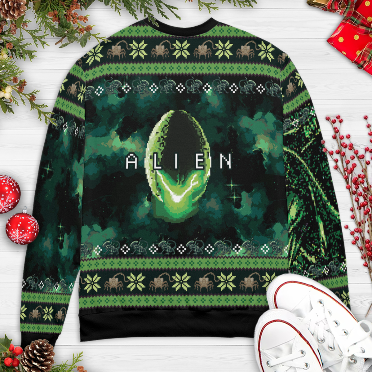 Ugly Christmas Sweatshirt - RWL2NRGN