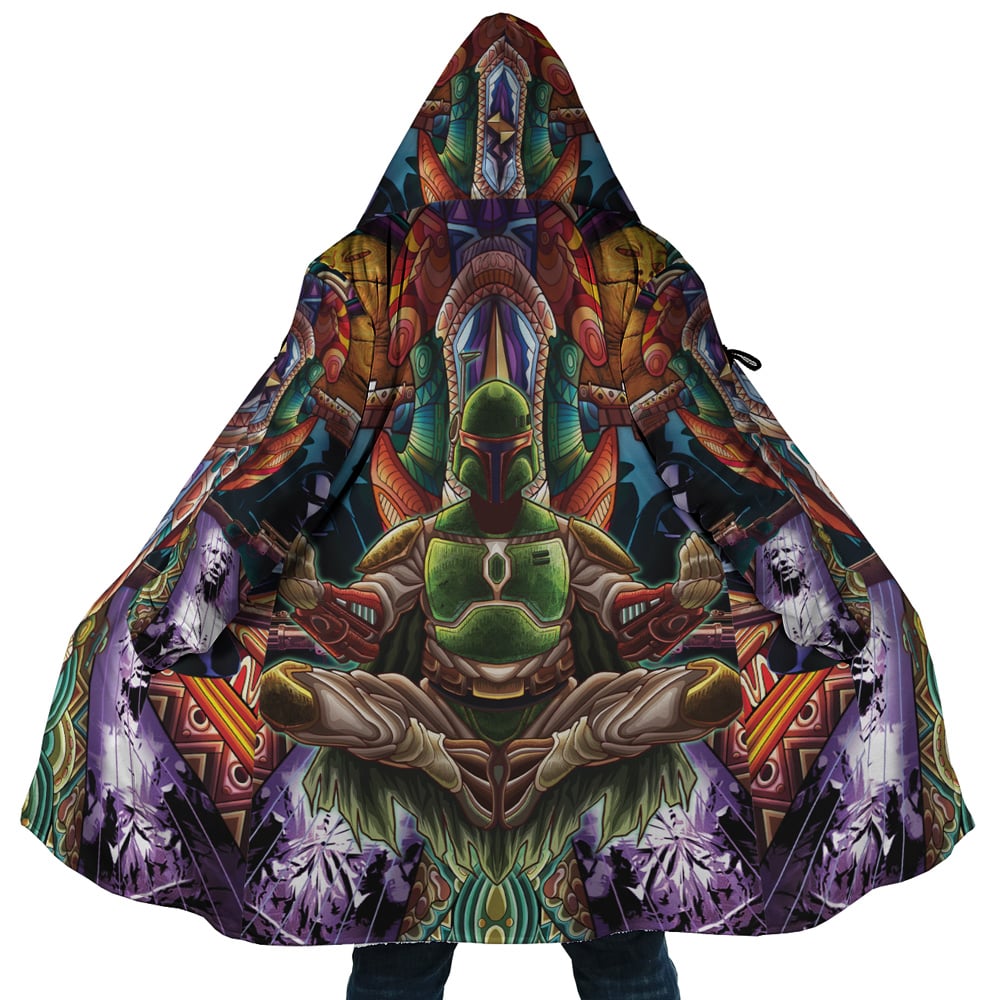 Hooded Cloak Coat - 5RKYGCYR