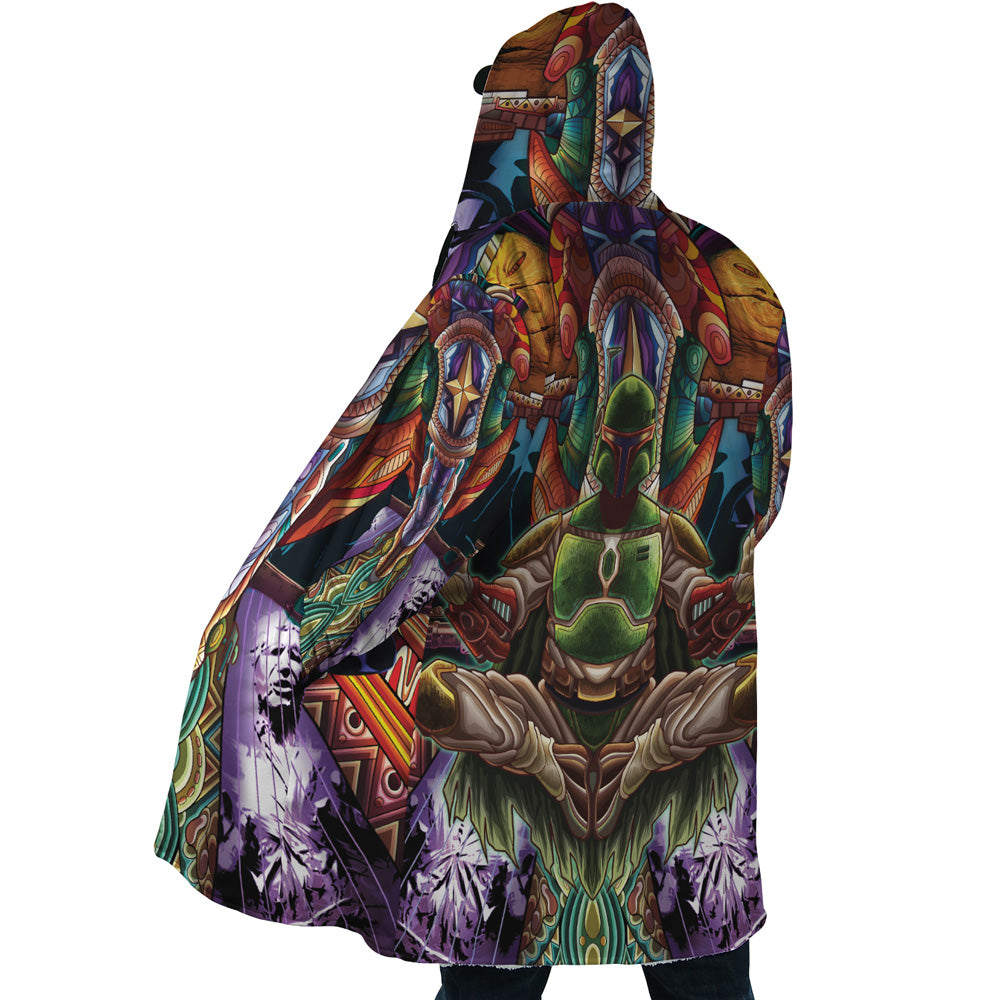 Hooded Cloak Coat - 5RKYGCYR