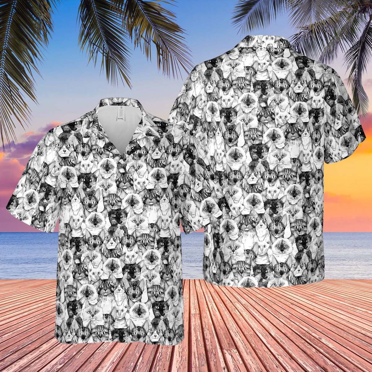 Just Cats Hawaiian Shirt