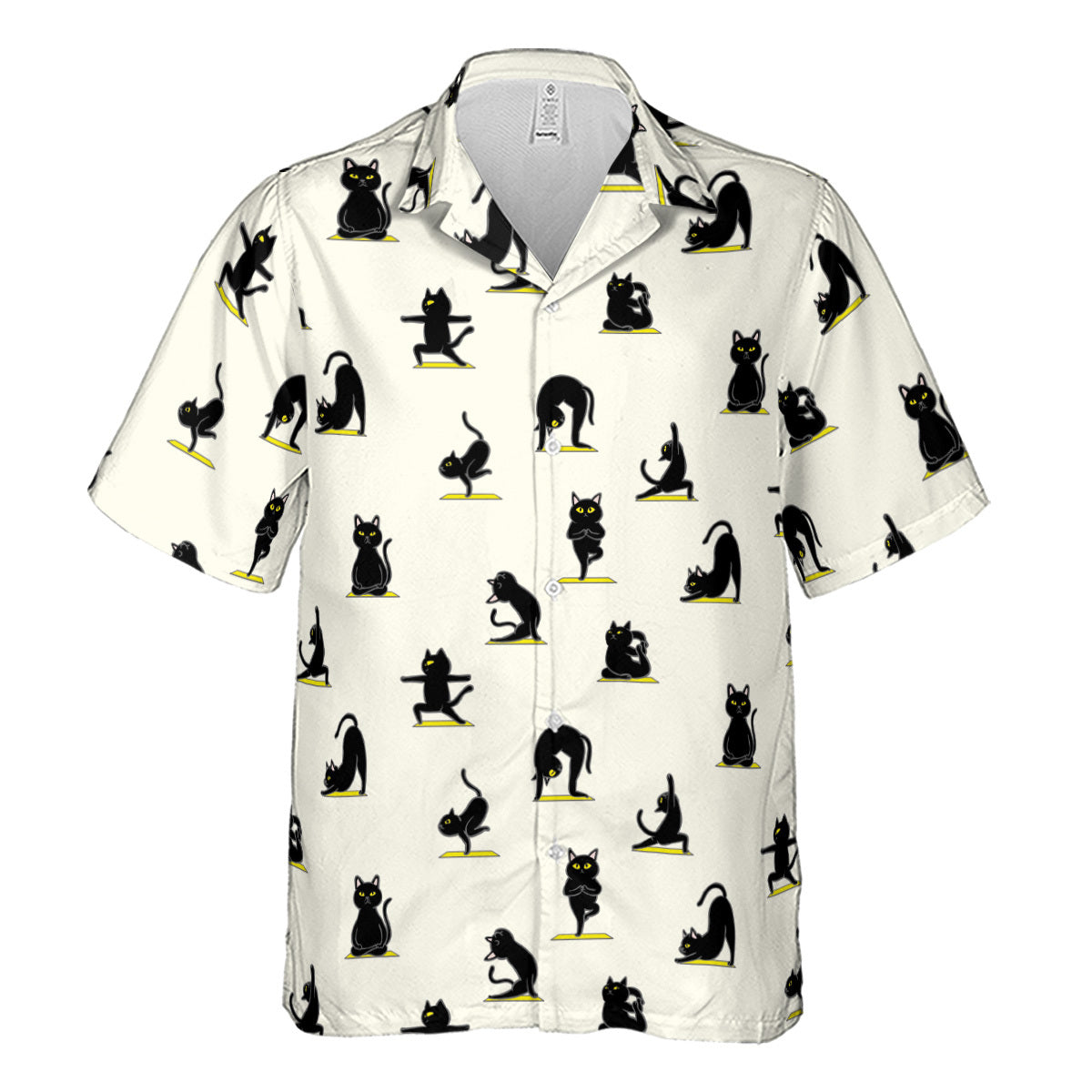 Bombay Cat Yoga Pattern Hawaiian Shirt