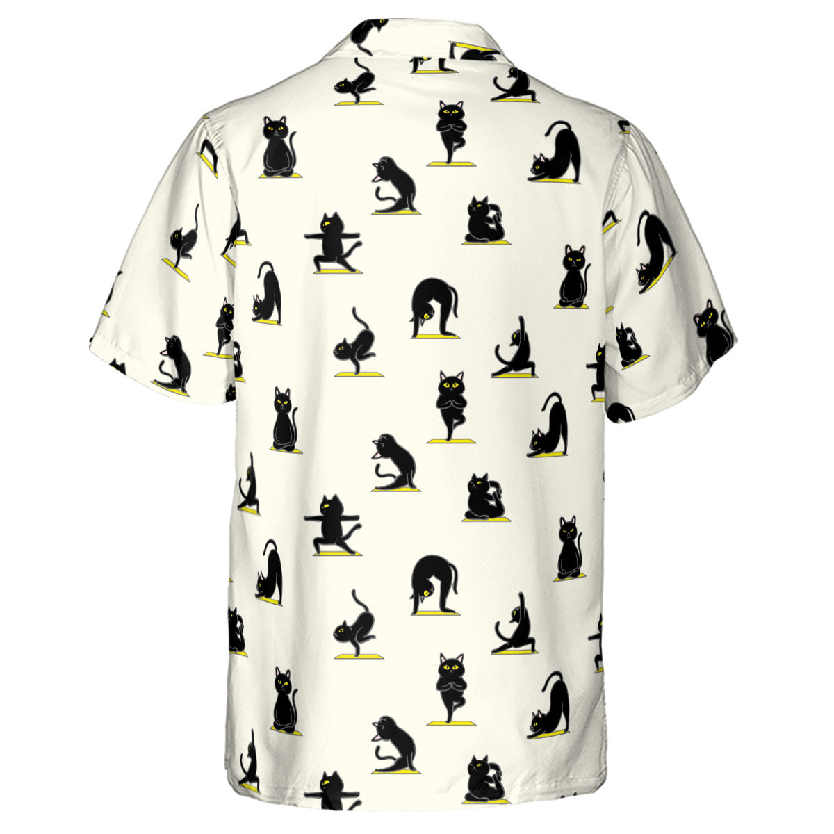 Bombay Cat Yoga Pattern Hawaiian Shirt