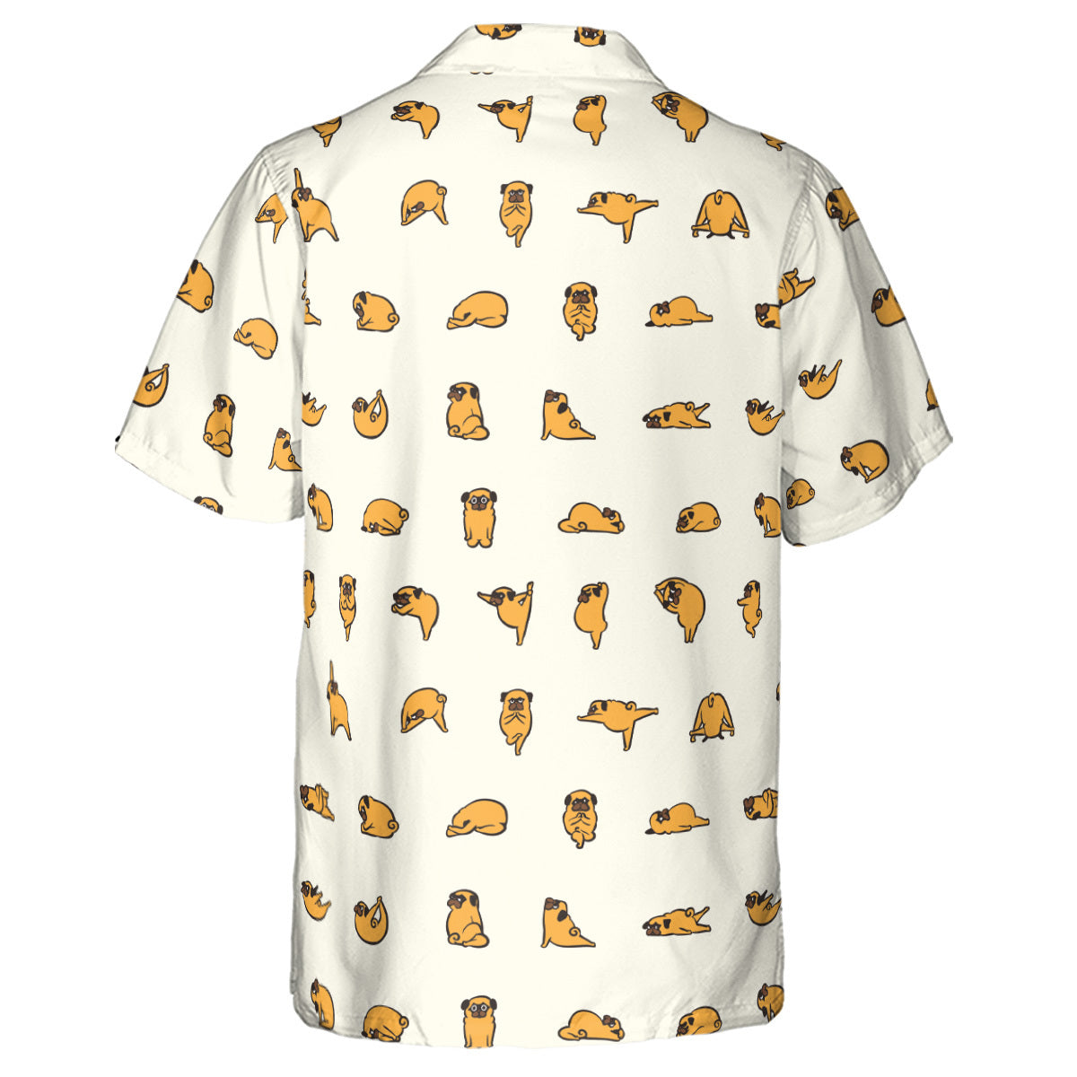 Pug Hot Yoga Pattern Hawaiian Shirt