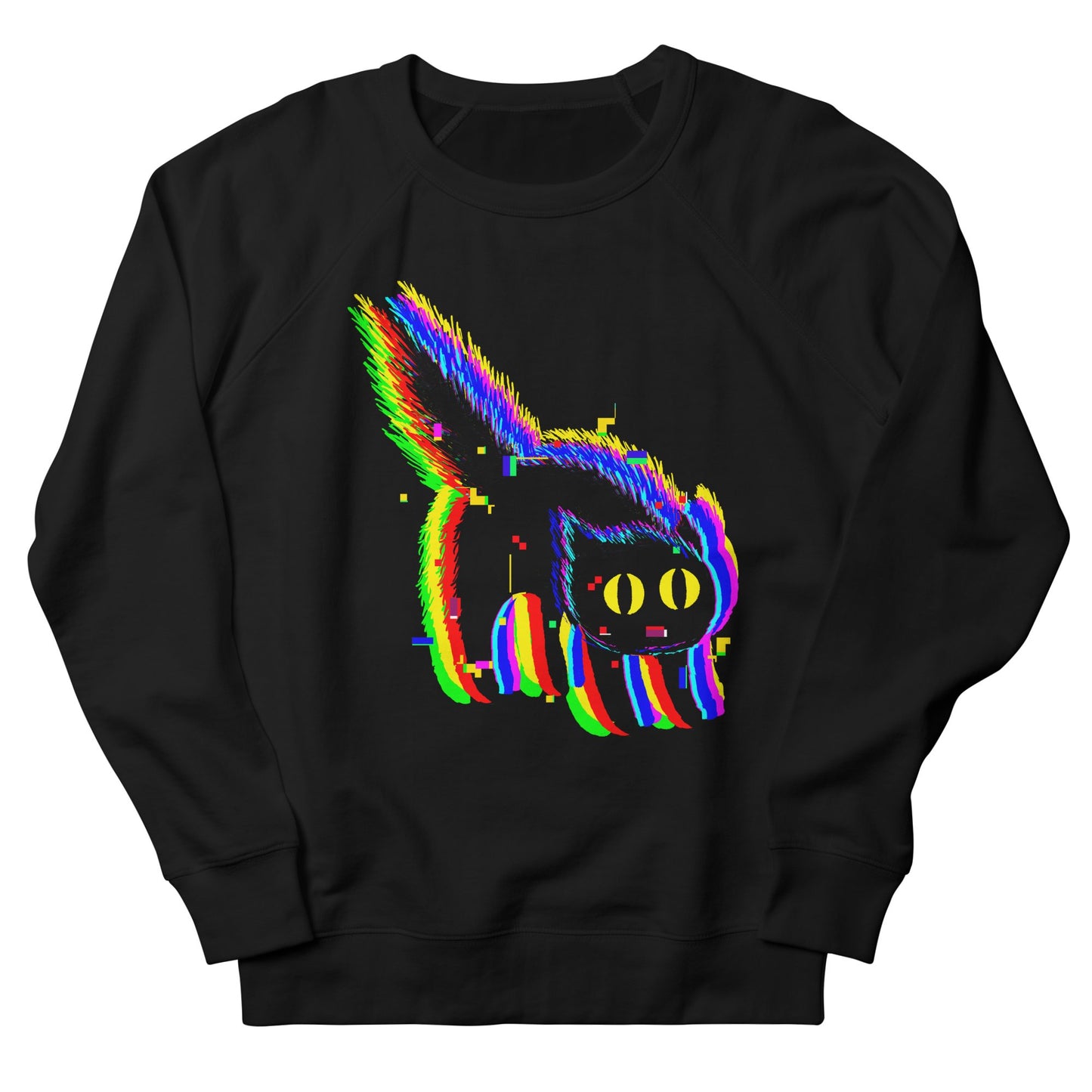 Technicat Glitch Cat Classic Unisex Sweatshirt