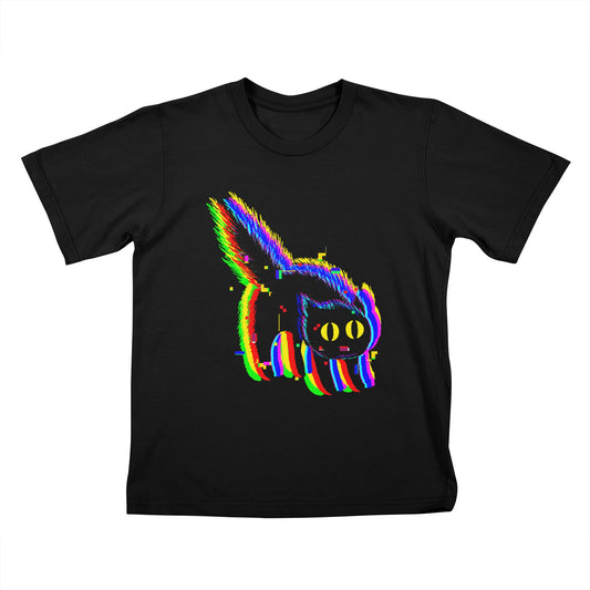 Technicat Glitch Cat Youth T-shirt